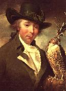 Philip Reinagle Man with Falcon oil painting reproduction